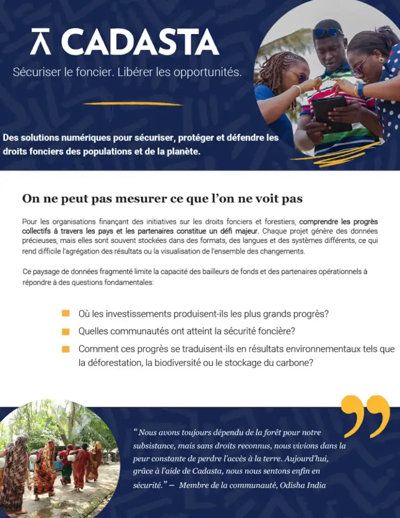 Cover of Cadasta Services & Solutions